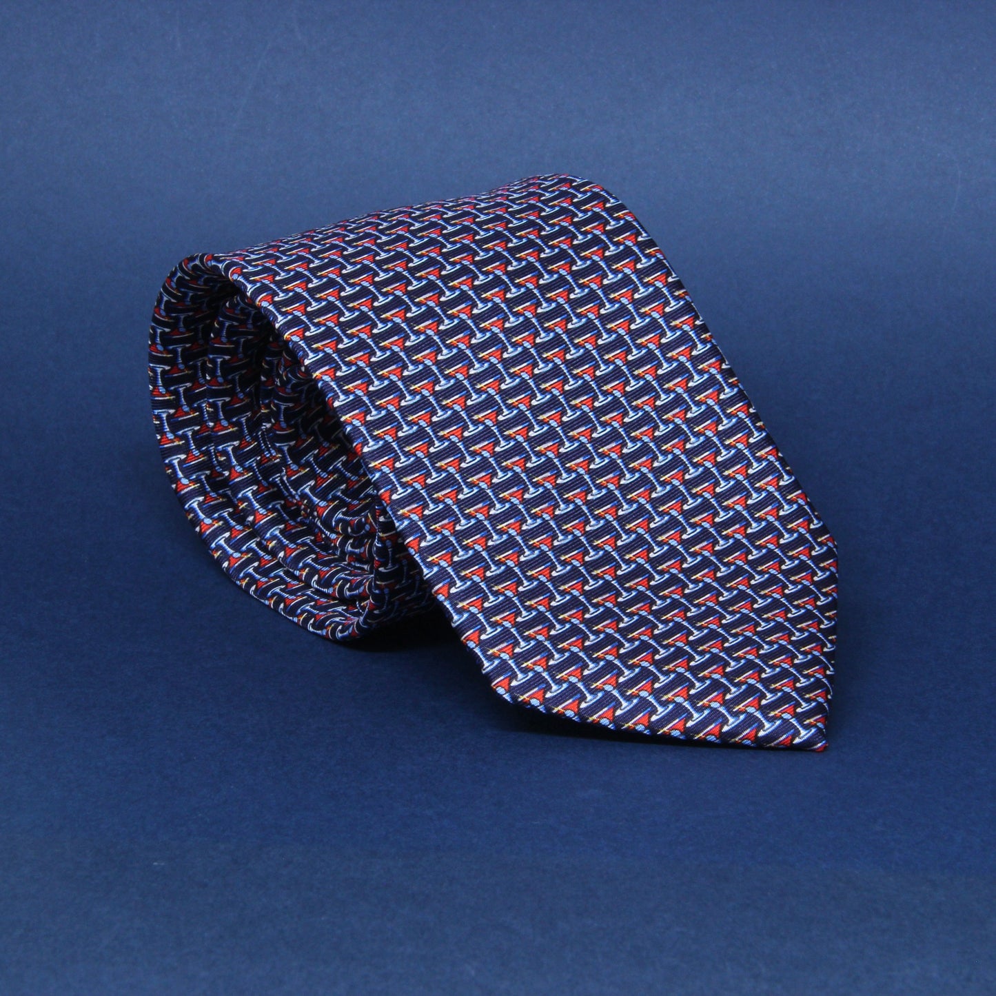 Gravata 100% Seda Estampada - Martini