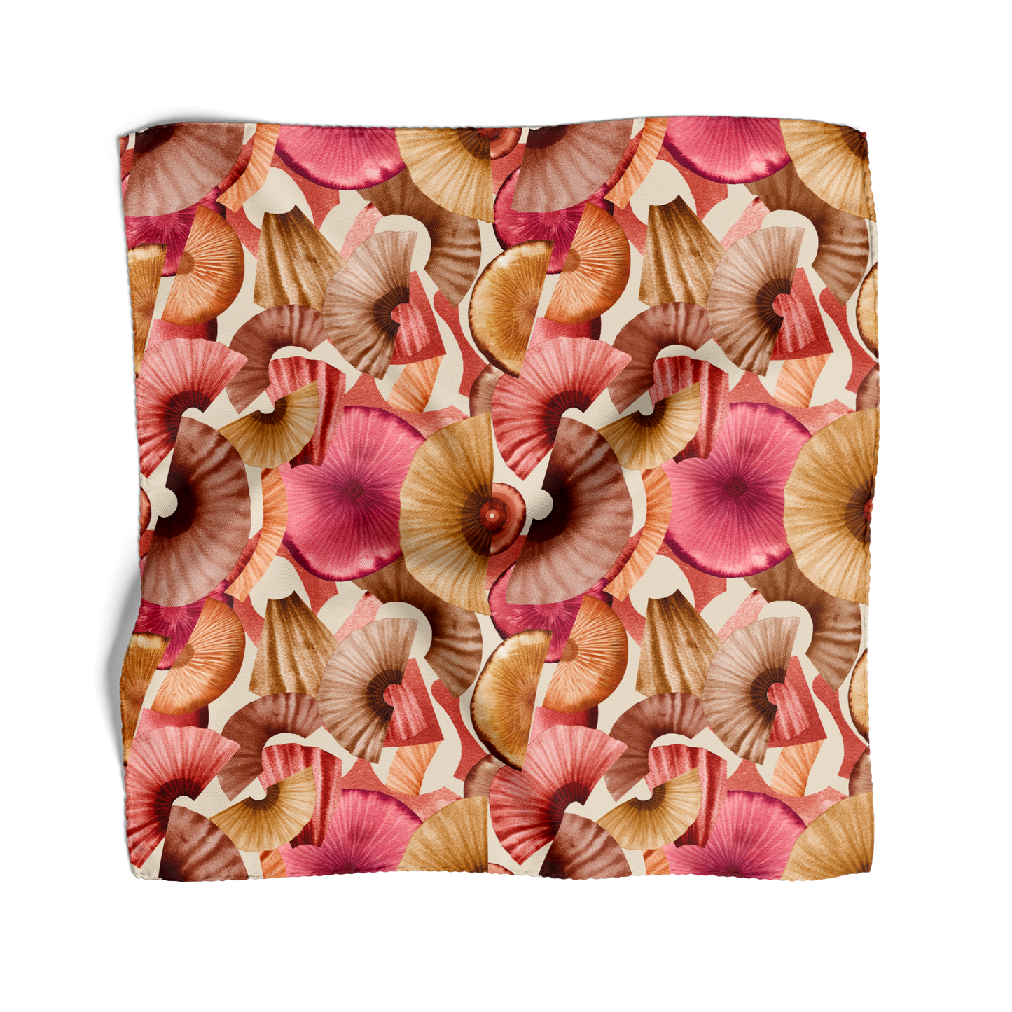 Lenço de Bolso Leques