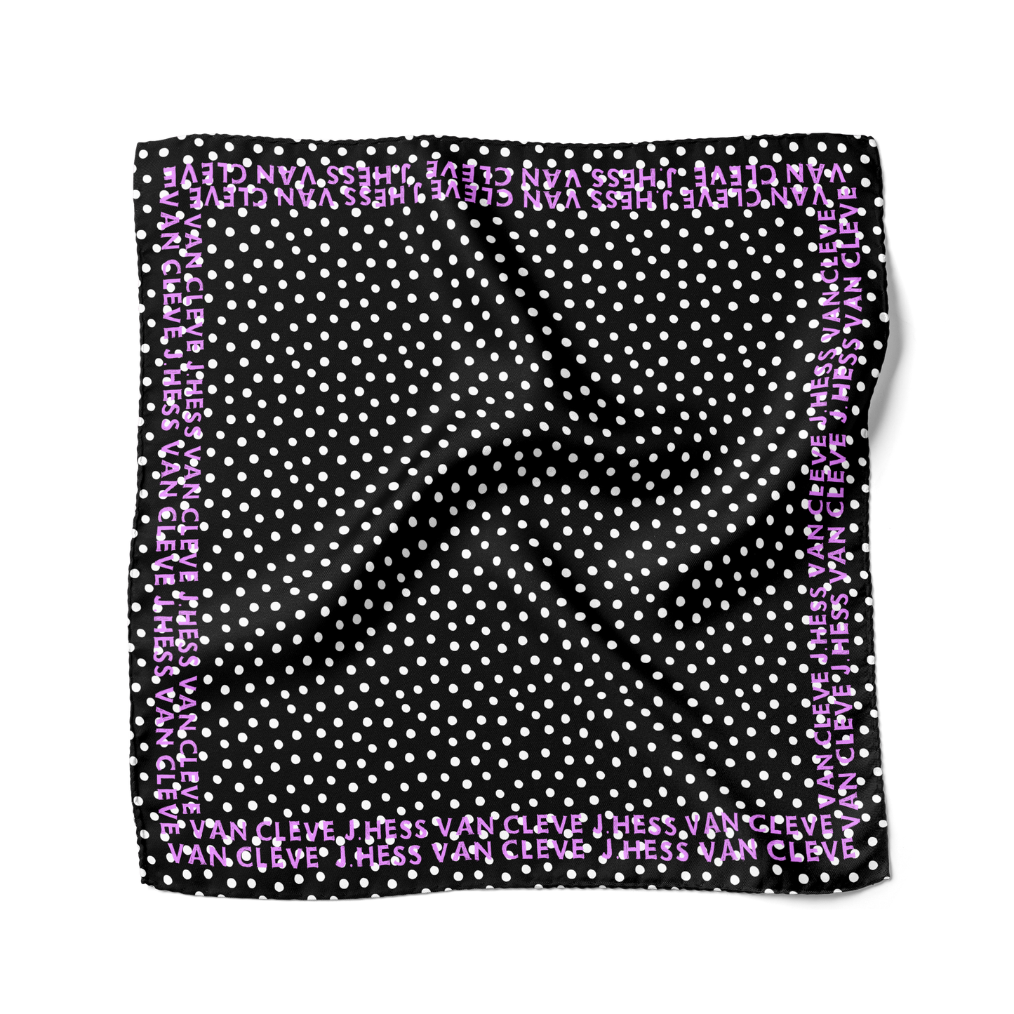 Lenço de Bolso VC+JH - Pois Preto