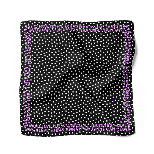 Lenço de Bolso VC+JH - Pois Preto