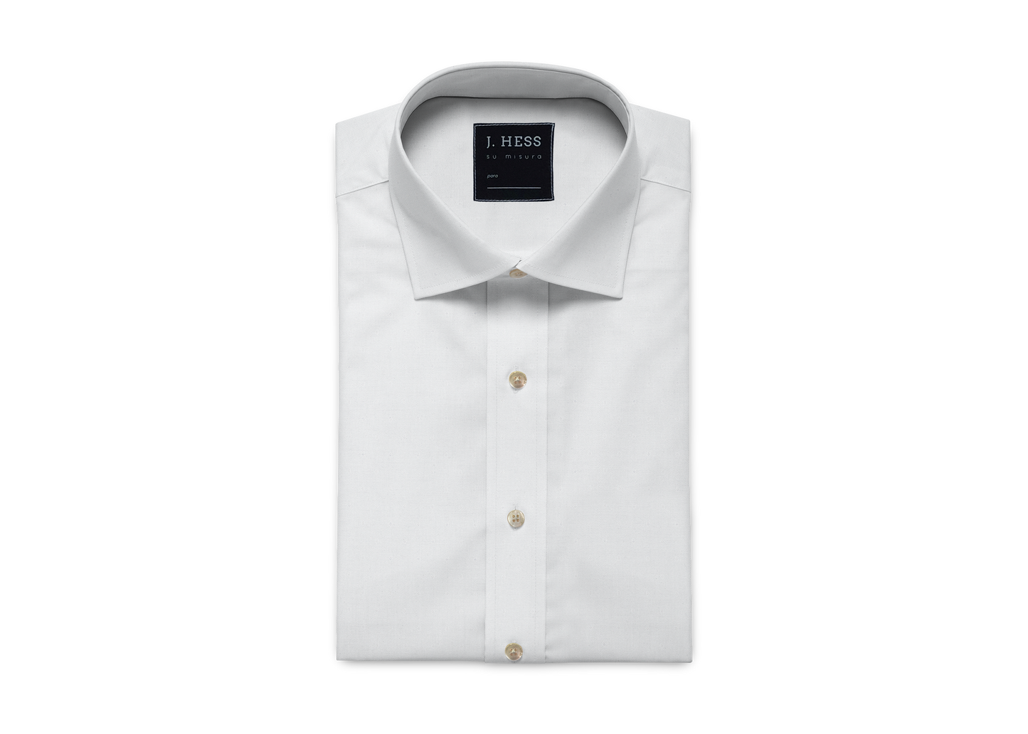 Camisa Branca Maquinetada (Pois) em Algodão Egípcio