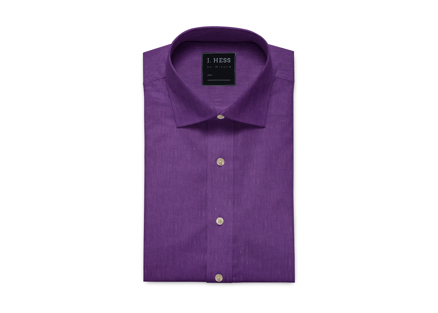 Camisa 100% Linho Roxa